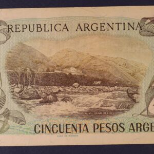 Alternative view of Argentina 50 Pesos 1983 GB1219
