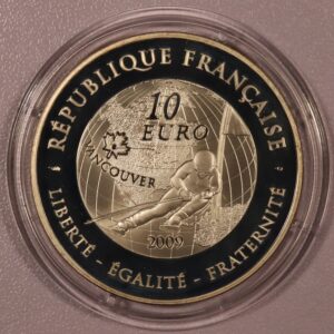 Alternative view of 10 Euro Europa Proof 2009 JEUX D'HIVER
