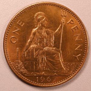 Alternative view of Great Britain 1 Penny 1967 GC1190
