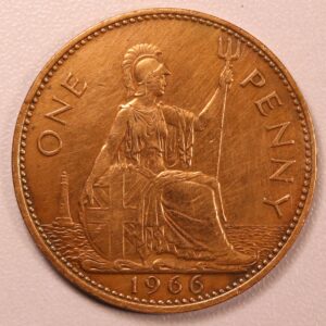 Alternative view of Great Britain 1 Penny 1966 GC1191