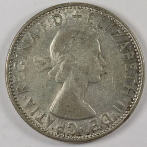 Alternative view of 1 FLORIN 1963 SILVER GC1204