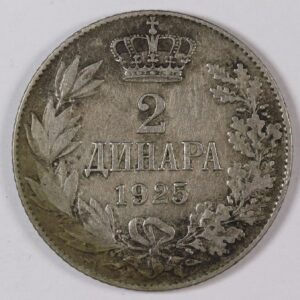 2 DINAR 1925 GC1207