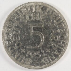 5 MARK F GERMANY SILVER GC1209