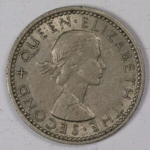 Alternative view of SIX PENCE 1960 NEW ZEALAND GC1220