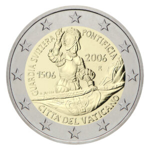 2 euro 2006 Vatican BU 500 years Swiss guard