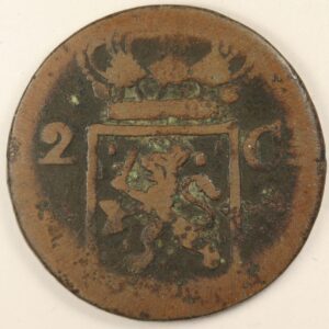 2 CENTS 1839 NETHERLANDS EAST INDIES GC1238