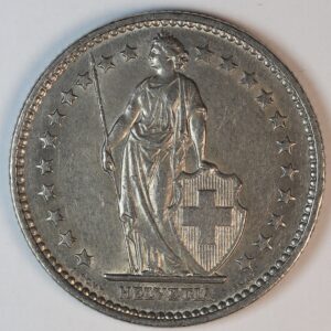 Alternative view of 2 FRANCS 1969 GC1256