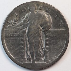 Alternative view of 1 QUARTER DOLLAR USA 1916-1930 SILVER STANDING LIBERTY GC1259