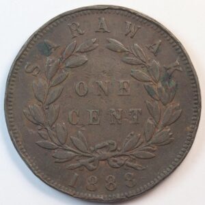 1 CENT 1888 SARAWAK GC1264
