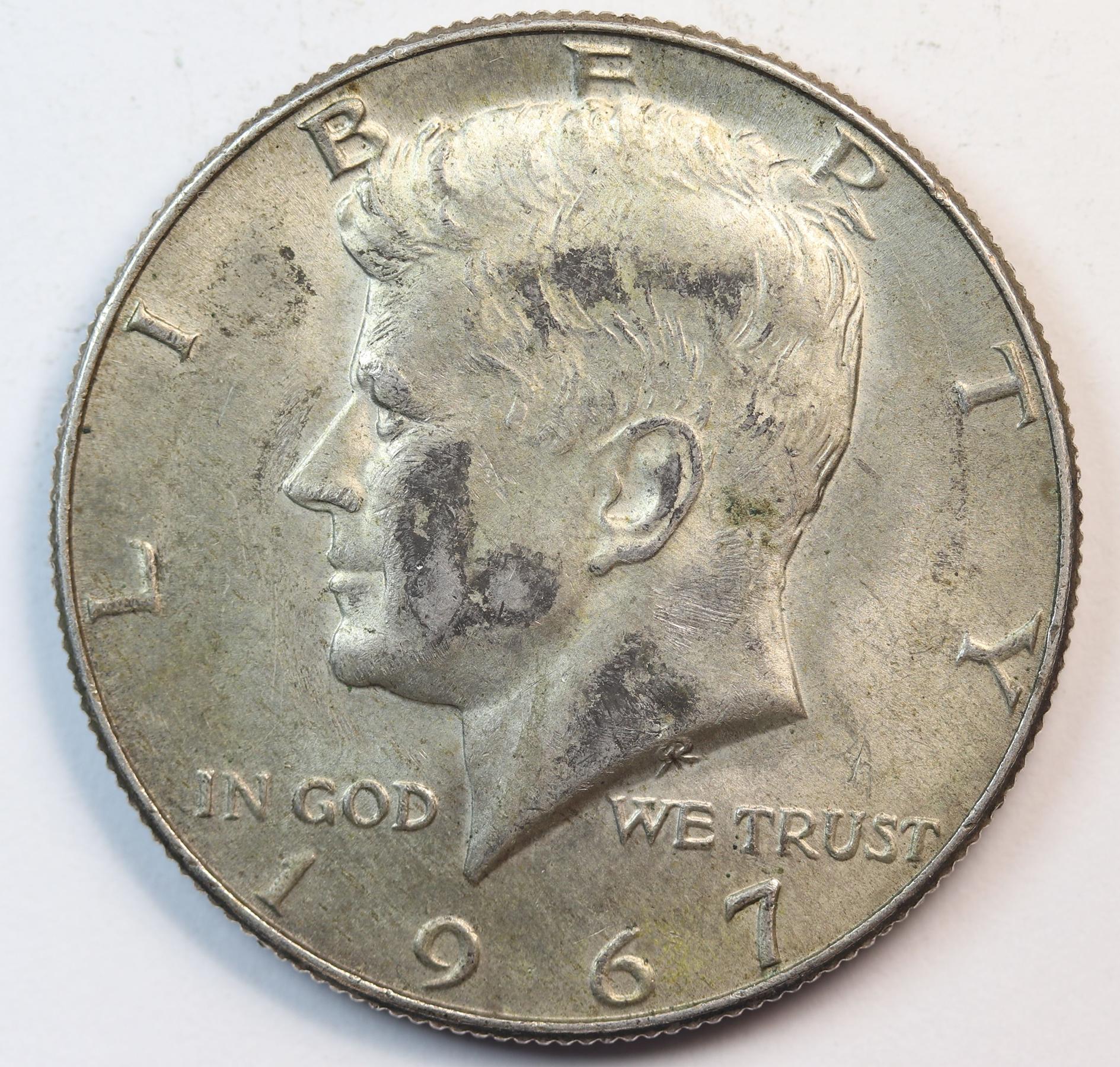 HALF DOLLAR 1967 SILVER 40% GC1274