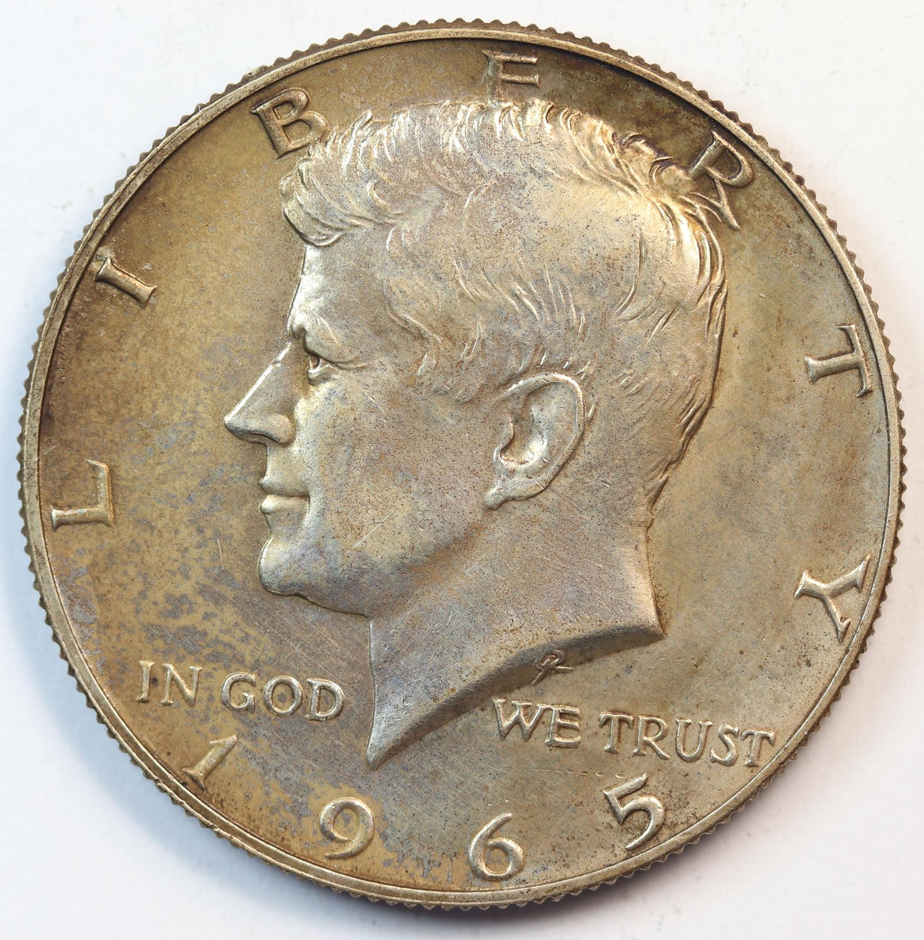 HALF DOLLAR 1965 SILVER 40% GC1277