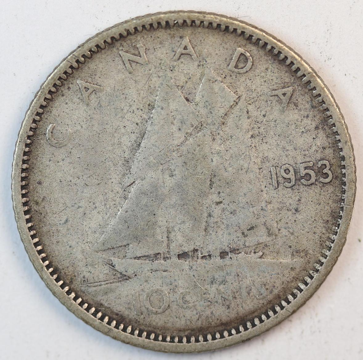 10 CENTS 1953 GC1298