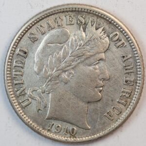 Alternative view of USA ONE DIME 1910 SILVER GC1299
