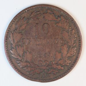 10 CENTIMES 1855 LUXEMBURG GC1314