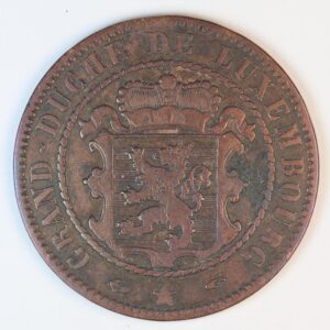 Alternative view of 10 CENTIMES 1855 LUXEMBURG GC1314