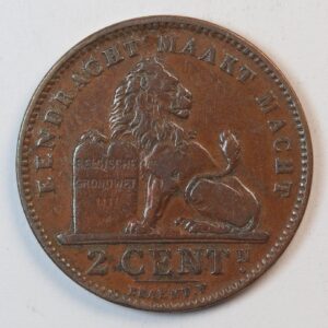 2 CENTIMES 1905 BELGIUM GC1325