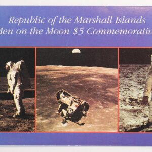 1989 FIRST MEN ON THE MOON $5 COIN MARSHALL ISLANDS GC1352