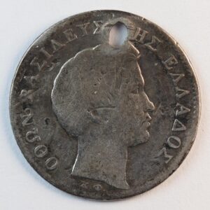 Alternative view of 1/2 ΔΡΑΧΜΗ 1834 ΟΘΩΝ GC1354