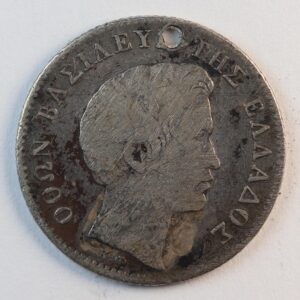 Alternative view of 1/2 ΔΡΑΧΜΗ 1833 ΟΘΩΝ GC1356