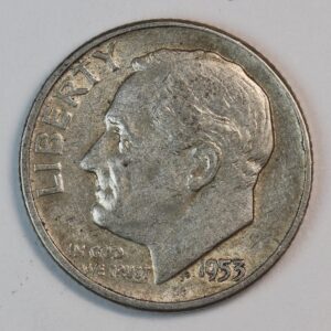 10 CENTS 1953 SILVER USA GC1385