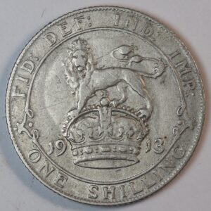 ONE SHILLING 1913 SILVER GC1401