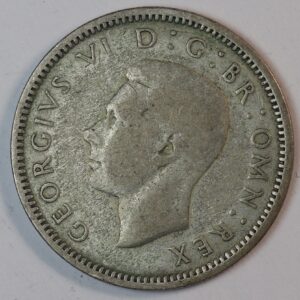 Alternative view of SIX PENCE 1940 SILVER GC1403