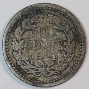 10 CENTS 1921 HOLLAND GC1405