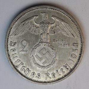 Alternative view of 2 MARK 1938 SILVER GC1428