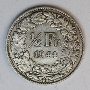 1/2 FRANC 1944 SILVER GC1430