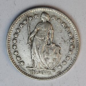 Alternative view of 1/2 FRANC 1944 SILVER GC1430
