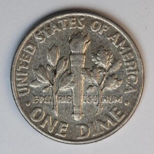Alternative view of 10 CENTS 1964 USA SILVER GC1432