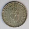 1/4 RUPEE 1941 INDIA SILVER GC1433 - Image 2