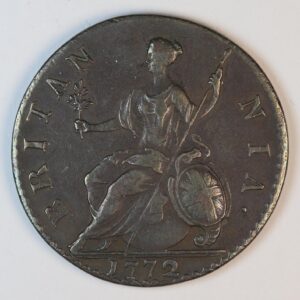 Alternative view of HALF PENNY 1772 GC1436