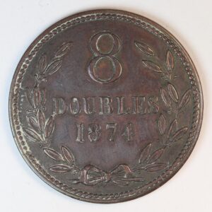 8 DOUBLES 1874 GUERNESEY GC1440