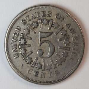 5 CENTS 1866 USA GC1466