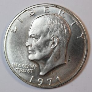 1 DOLLAR 1971 S 40% SILVER UNC GC1493