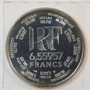 Alternative view of 6,55957 FRANCS 2000 SILVER