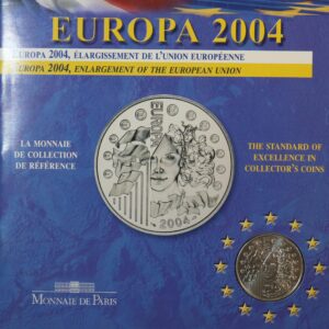 1/4 EURO 2004 FRANCE SILVER