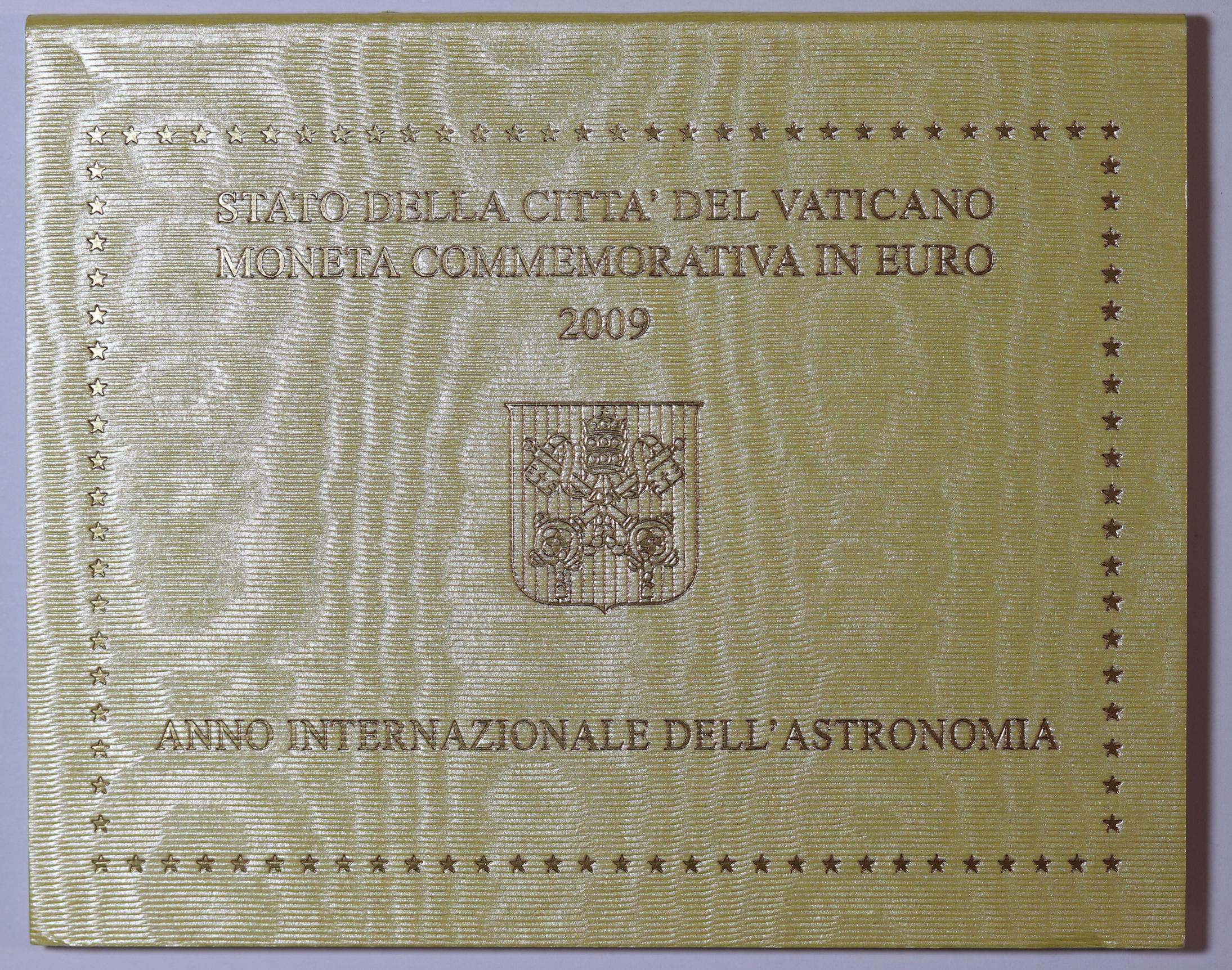 2009 Vatican International Year of Astronomy 2 Euro BU Coin
