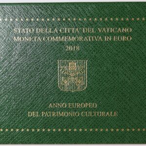2018 Vatican European Year of Cultural Heritage 2 Euro BU Coin