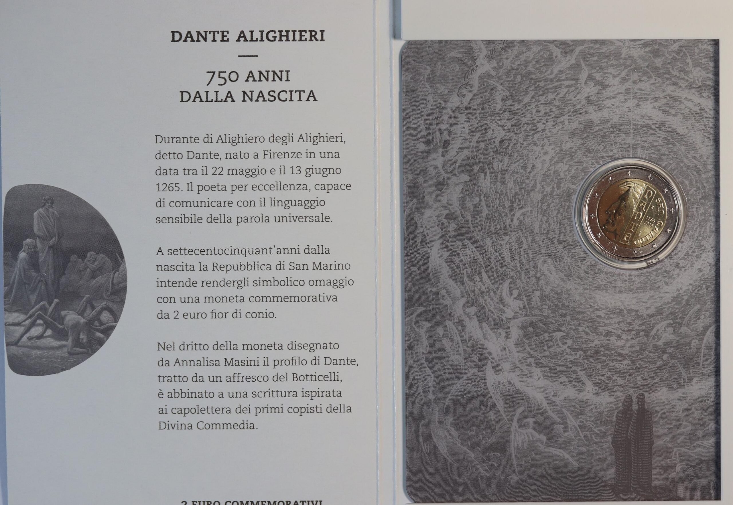 2015 San Marino 2 Euro BU Coin - Image 2