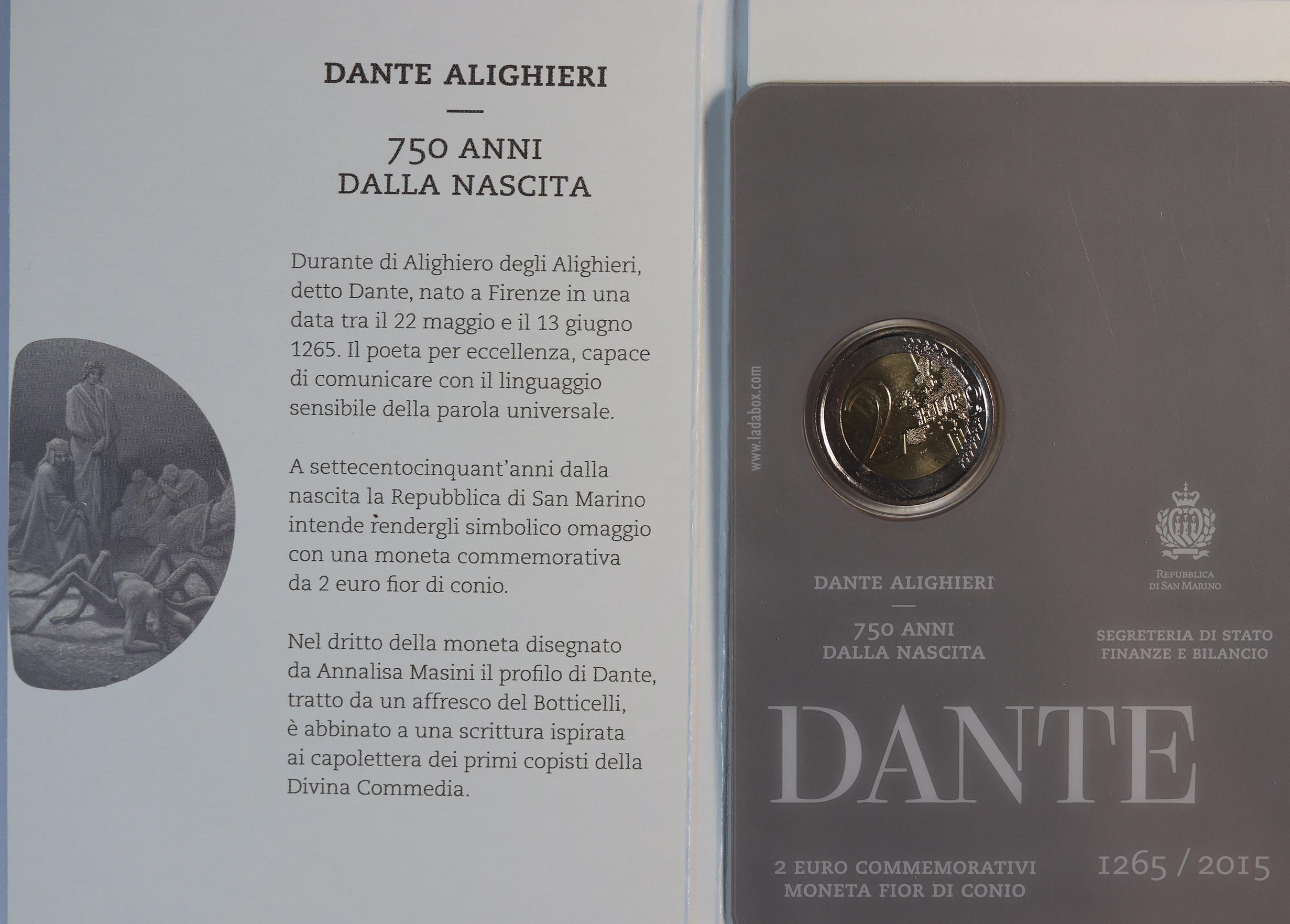 2015 San Marino 2 Euro BU Coin - Image 3