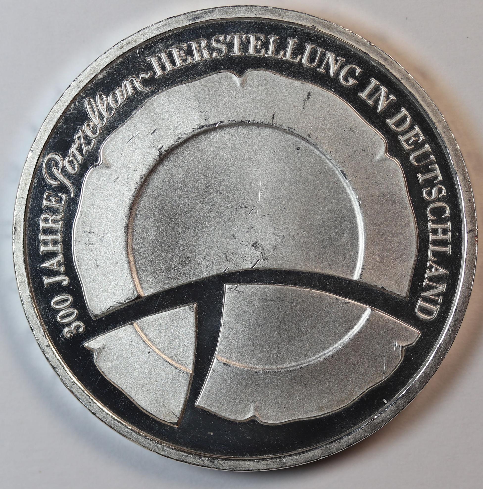 10 EURO 2010 PORCELAIN MANUFACTURING PROOF SILVER 925 GC1505