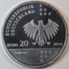 20 EURO 2016 ERNST THEODOR AMANDUS PROOF SILVER 925 GC1506 - Image 2