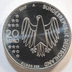 Alternative view of 20 EURO 2017 REFORMATION SILVER PROOF 925 GC1512