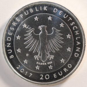Alternative view of 20 EURO 2017 50 JAHRE DEUTSCHE SILVER PROOF 925 GC1514