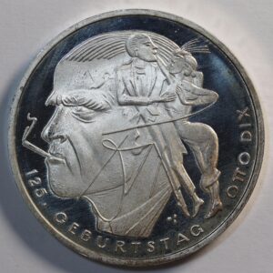 20 EURO 2016 OTTO DIX SILVER PROOF 925 GC1516