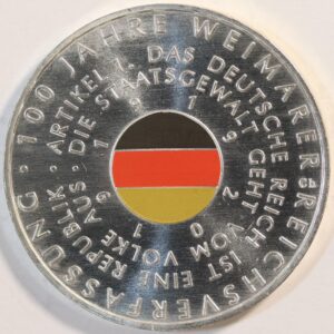 20 EURO 2019 100 JAHRE SILVER PROOF 925 GC1517