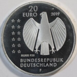 Alternative view of 20 EURO 2019 ALEXANDER VON HUMBOLDT SILVER PROOF 925 GC1518